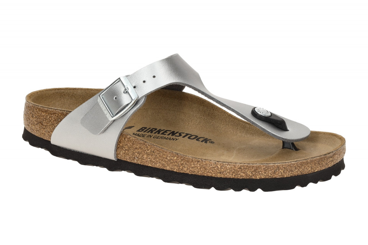 Birkenstock GIZEH BS 43853 silber - Pantoletten f?r Damen 1 Birkenstock GIZEH BS 43853 silber - Pantoletten f?r Damen