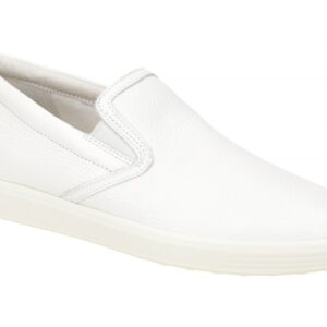 Ecco SOFT 7 LADIES 47049359529 wei? - sportliche Slipper f?r Damen