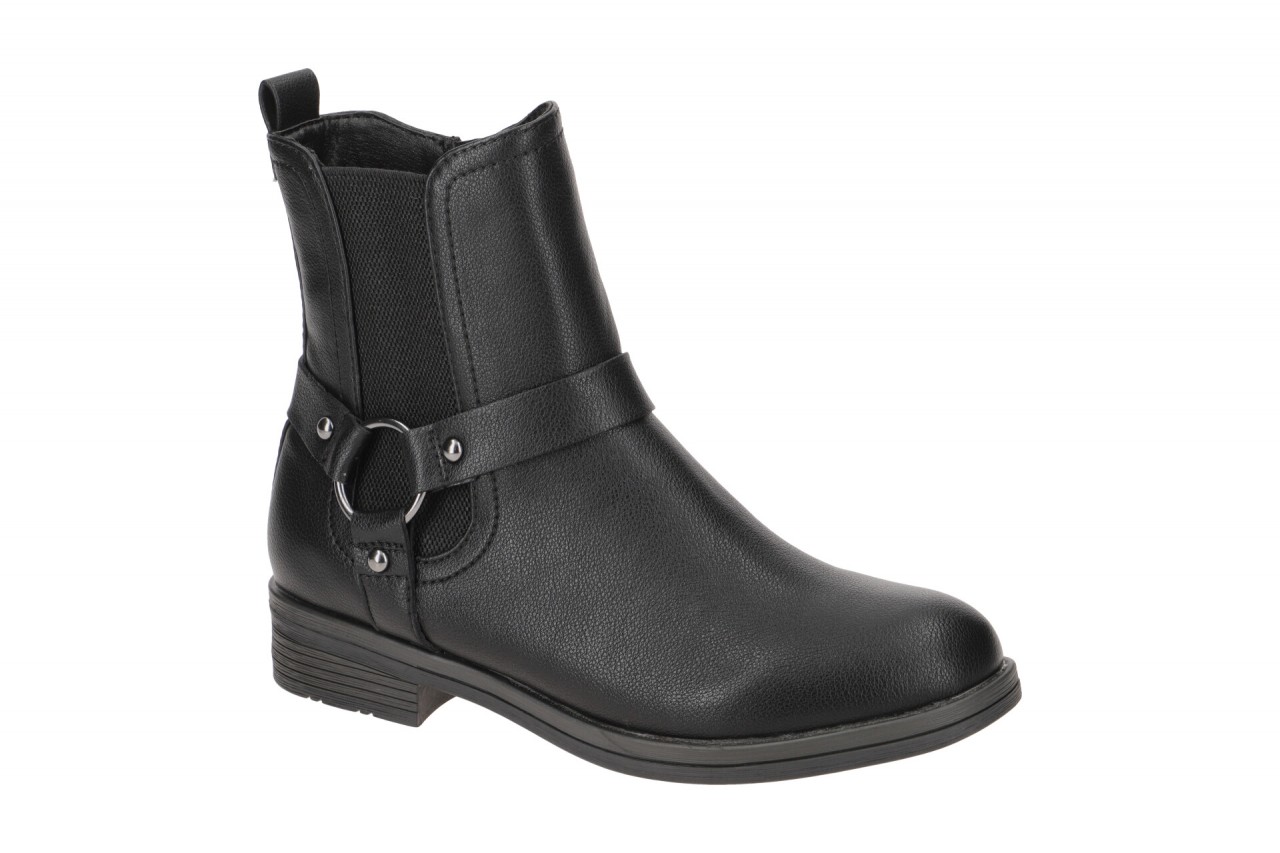 Tamaris Stiefelette Biker Boots schwarz Vegan 1-25352-41 1 Tamaris Stiefelette Biker Boots schwarz Vegan 1-25352-41