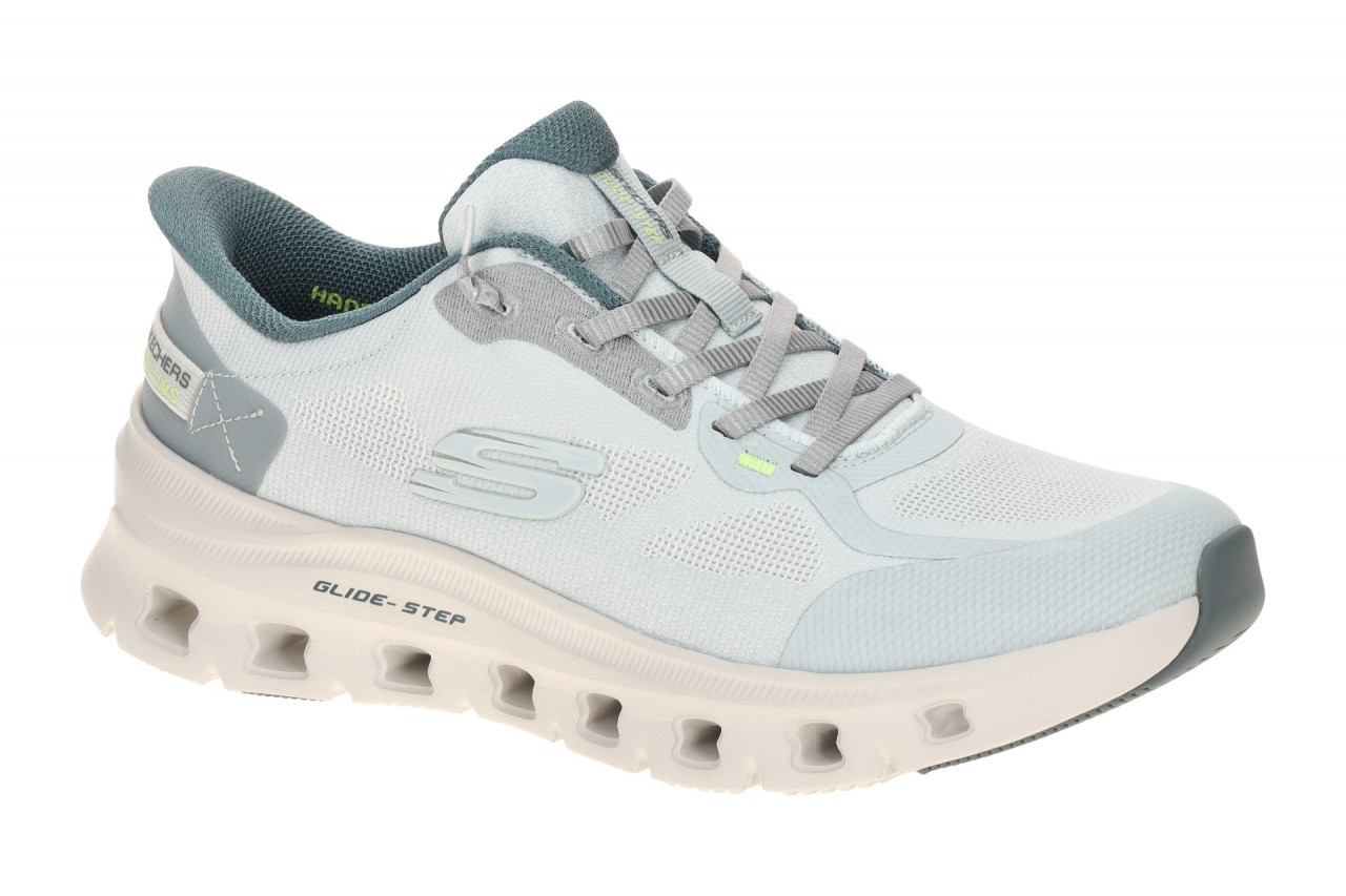 Skechers GLIDE STEP 150428 BLMT hell-blau - sportliche Slipper f?r Damen 1 Skechers GLIDE STEP 150428 BLMT hell-blau - sportliche Slipper f?r Damen