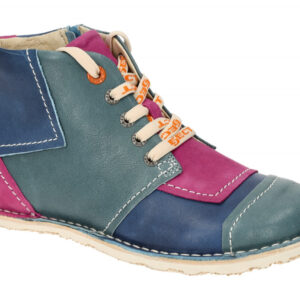 Eject 21796.005 SONY3DEAL Damen Stiefeletten Mehrfarbig - green/navy/violett ...
