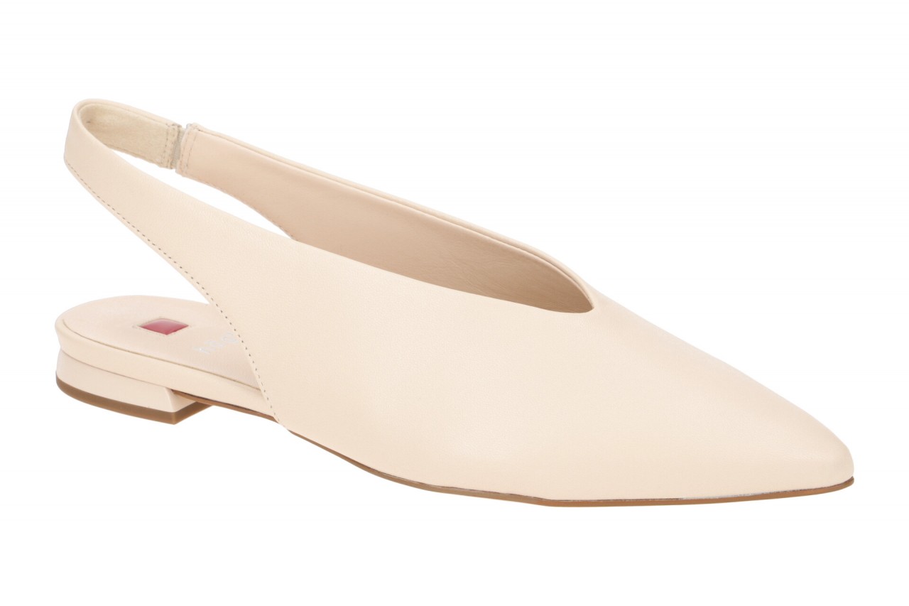 H?gl 3-10 0110 1100 LIV Beige Echtleder Sling Pumps mit Gummizug 1 H?gl 3-10 0110 1100 LIV Beige Echtleder Sling Pumps mit Gummizug