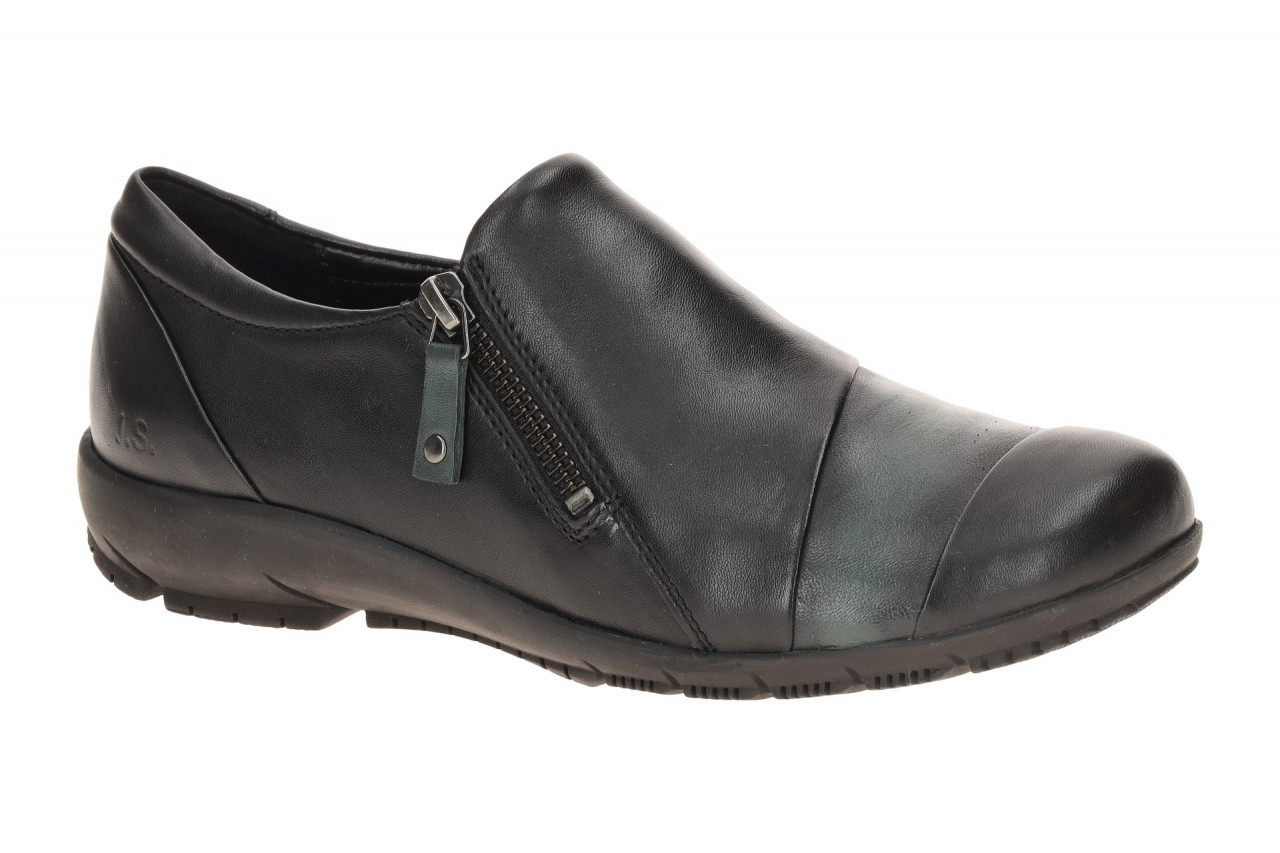 Josef Seibel Damen Slipper Halbschuhe Charlotte 19 black/tanne Echtleder Gumm... 1 Josef Seibel Damen Slipper Halbschuhe Charlotte 19 black/tanne Echtleder Gumm...