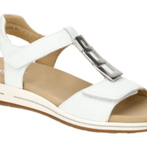 ara 12-34804 04 OSAKA-S Damen Sandale wei? weiss Klettverschluss High-Soft H ...
