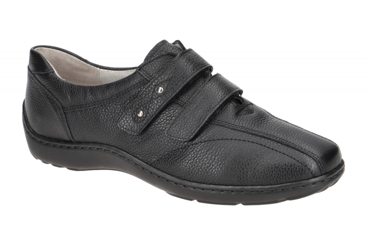 Waldl?ufer 496301 HENNI Schwarz Slipper Ledersohle Wechselsohle Extra Weit 1 Waldl?ufer 496301 HENNI Schwarz Slipper Ledersohle Wechselsohle Extra Weit