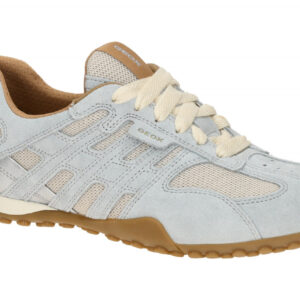 Geox D65B0A SNAKE ORIGINAL Damen Sneaker Blau Papyrus/Crystal wasserdicht atm...