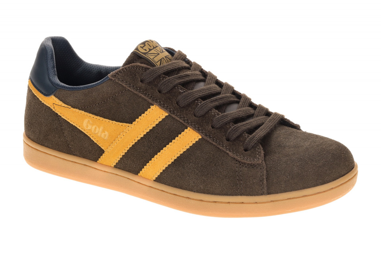 Gola CMB387TY EQUIPE II SUEDE Herren Sneaker braun/navy - Retro Design, echte... 1 Gola CMB387TY EQUIPE II SUEDE Herren Sneaker braun/navy - Retro Design, echte...