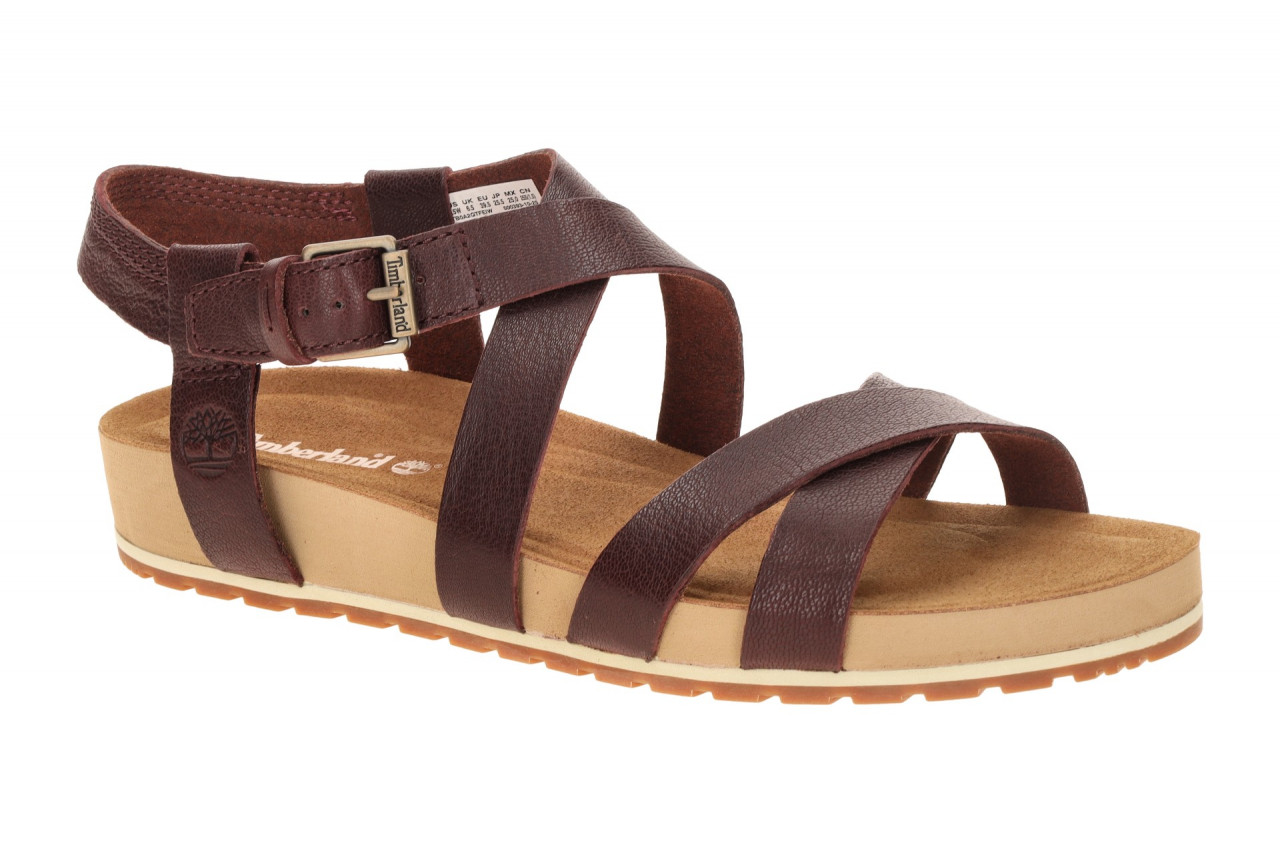 Timberland Damen Sandale 0A2QTF EIW Malibu Waves in burgundy, R?mer Stil, Ech... 1 Timberland Damen Sandale 0A2QTF EIW Malibu Waves in burgundy, R?mer Stil, Ech...