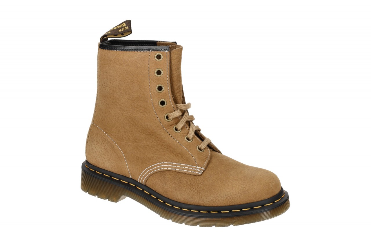 Dr. Martens 1460 Damen Stiefeletten Savannah Tan Nubuck Leder Gummisohle Bloc... 1 Dr. Martens 1460 Damen Stiefeletten Savannah Tan Nubuck Leder Gummisohle Bloc...