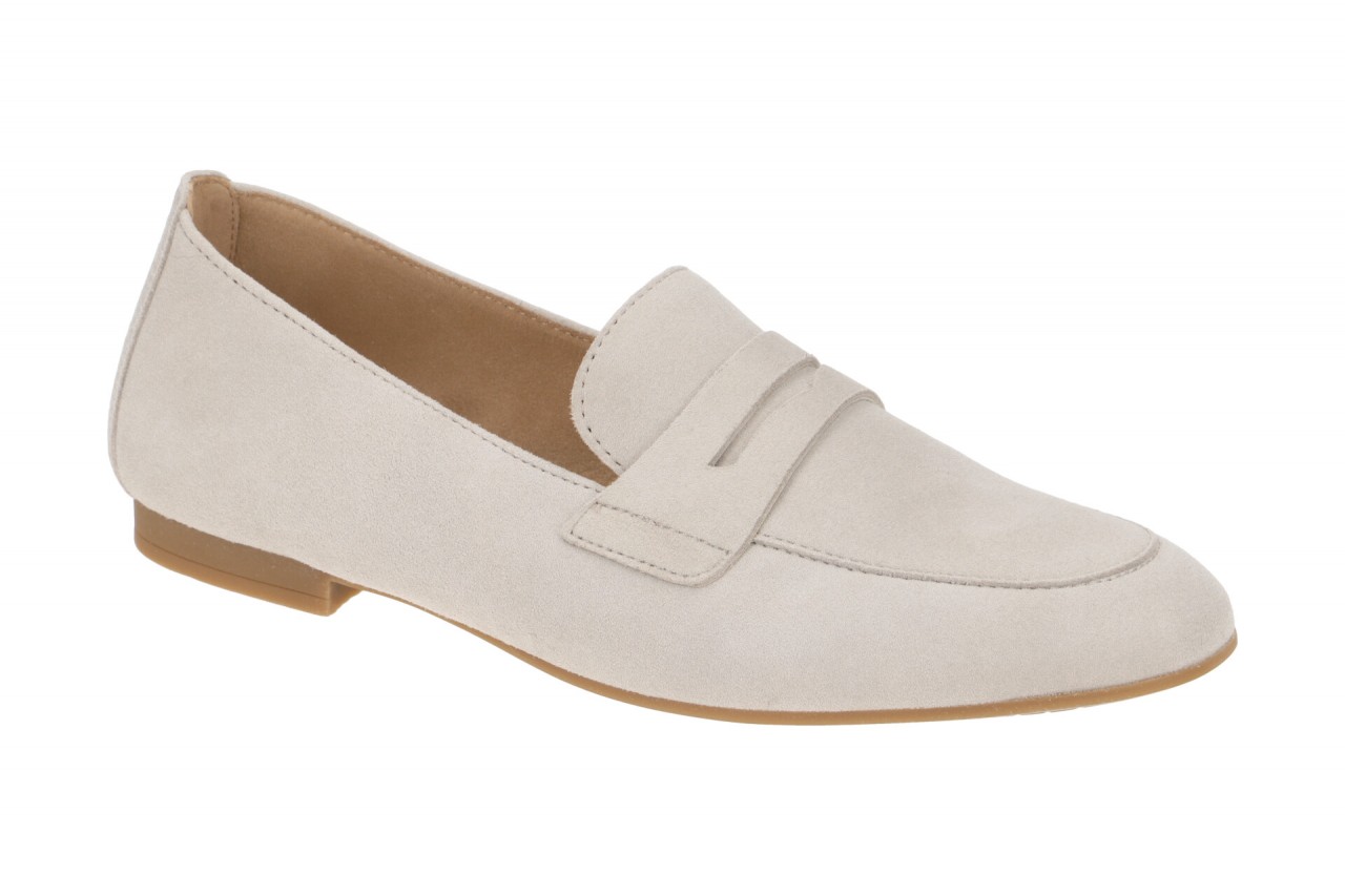 Gabor 85.213.12 elegante Slipper grau visone Veloursleder rund Gr. F - normal 1 Gabor 85.213.12 elegante Slipper grau visone Veloursleder rund Gr. F - normal