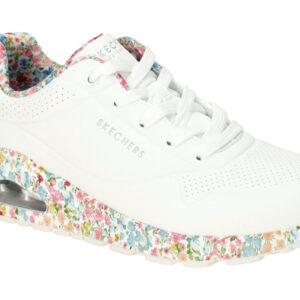 Skechers 155583 WMLT UNO - MAJESTIC GARDEN Damen Halbschuhe Wei?/Multi Air Co...