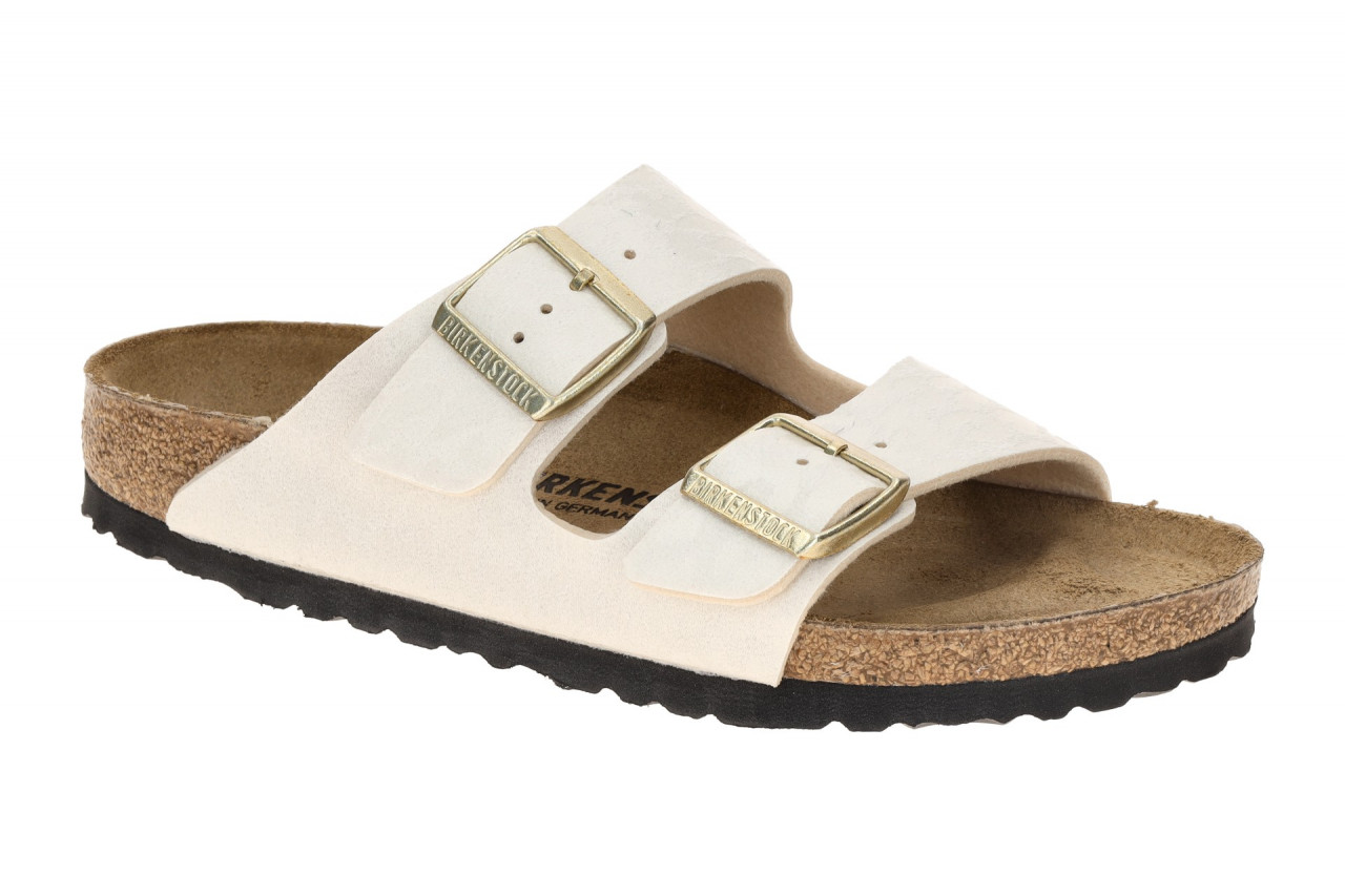 Birkenstock Damen Pantoletten ARIZONA BS 1030564 in Wei? Leo eggshell mit ana... 1 Birkenstock Damen Pantoletten ARIZONA BS 1030564 in Wei? Leo eggshell mit ana...