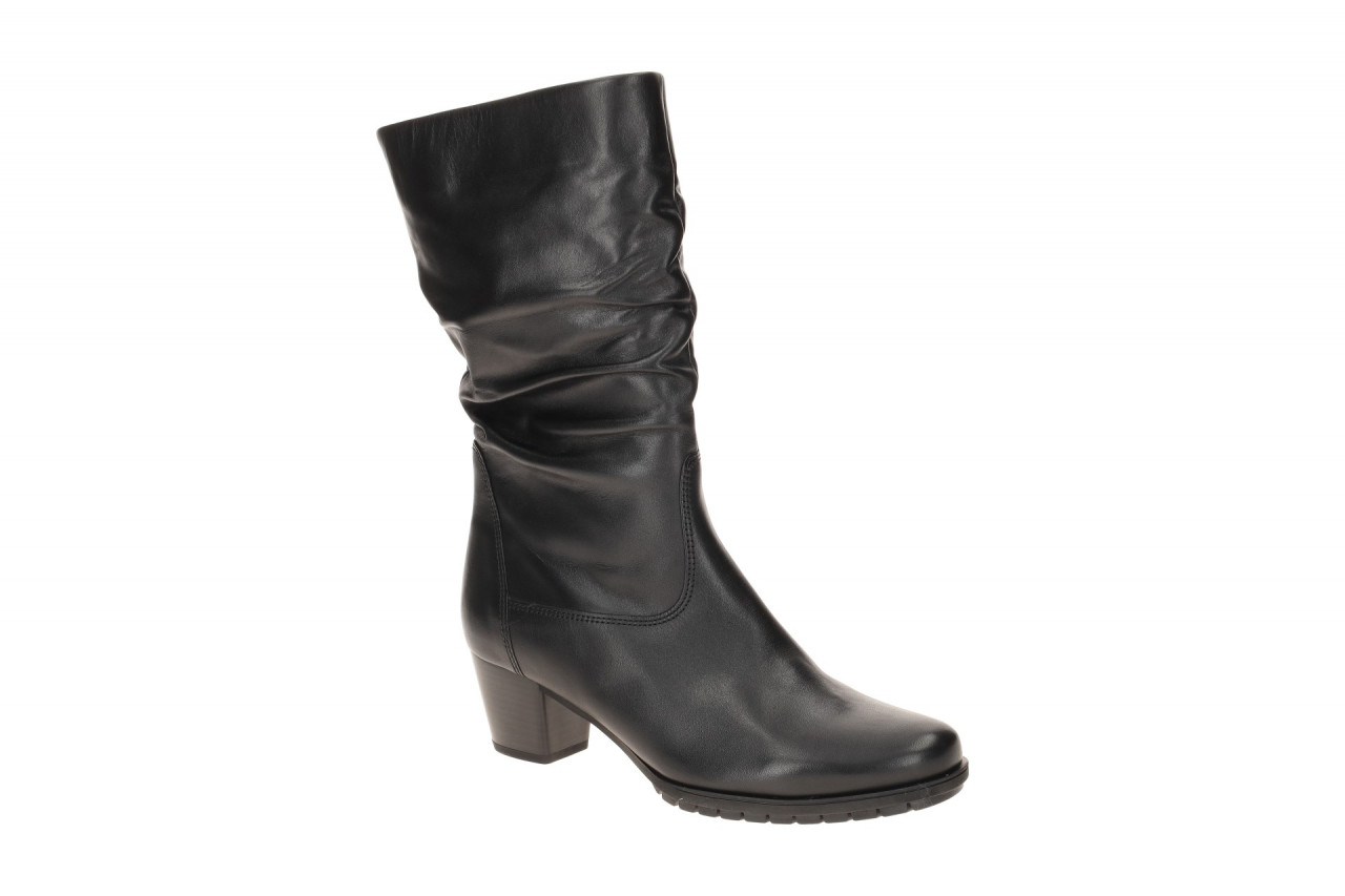 Gabor 76.606.57 Damenstiefel Schwarz (schwarz) - Extra Weit - Blockabsatz 1 Gabor 76.606.57 Damenstiefel Schwarz (schwarz) - Extra Weit - Blockabsatz
