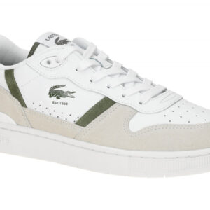 Lacoste Herrenschuhe T-CLIP SET Sneakers wei?/beige/dunkelgr?n 51SMA0168_2H4