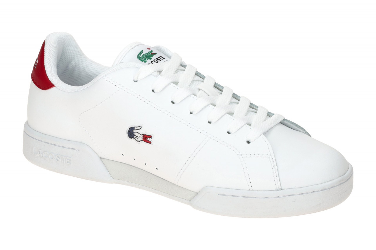 Lacoste Herren Sneaker CARNABY CUP 125 Wei?/Navy/Rot Glattleder Gummisohle 1 Lacoste Herren Sneaker CARNABY CUP 125 Wei?/Navy/Rot Glattleder Gummisohle