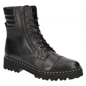 Gabor 71.802.27 Damen Stiefeletten Schwarz Nieten Silber Best Fitting