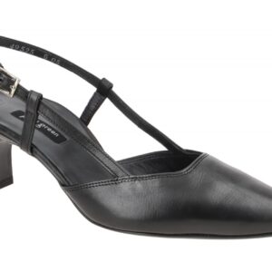 Paul Green PG 7992-010 Schwarz Schwarze Sling Pumps Damenschuhe Echtleder Sup...