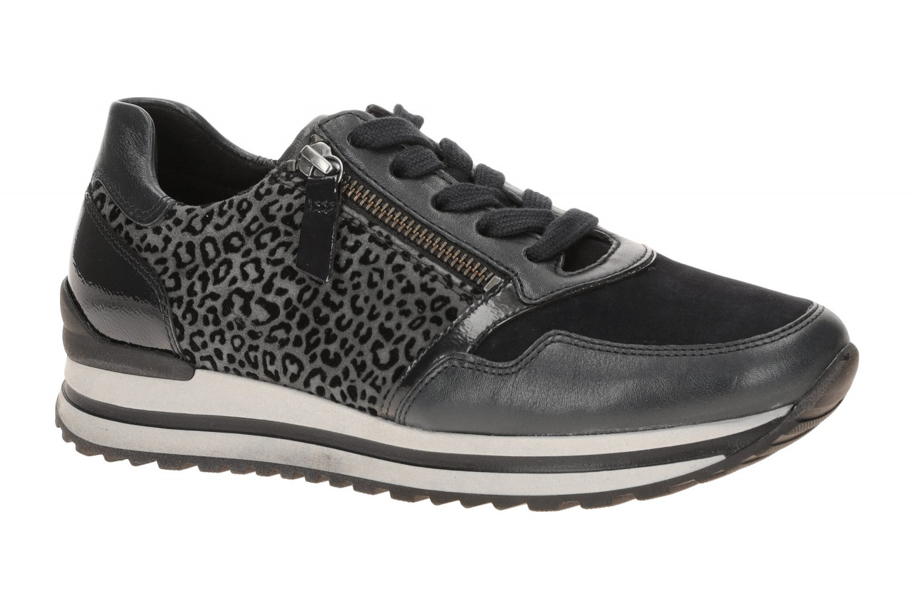 Gabor 6021.01.001 Damen Plateau Sneakers dunkelblau Leo-Muster - bequeme Halb... 1 Gabor 6021.01.001 Damen Plateau Sneakers dunkelblau Leo-Muster - bequeme Halb...