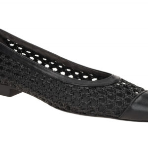 Paul Green Damen Ballerinas 1153-010 schwarz (black) Glattleder + Textil spit...
