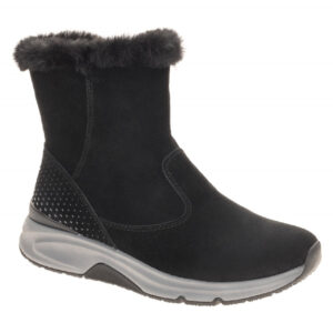 Gabor 76.882.47 ROLLINGSOFT Winterstiefel schwarz Echtleder Warmfutter Keilab...