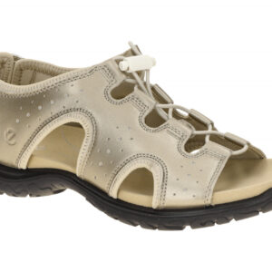 Ecco 853313 Frauen Sandale - Grau pure cashmere Foil, Trekking Sandaletten mi...