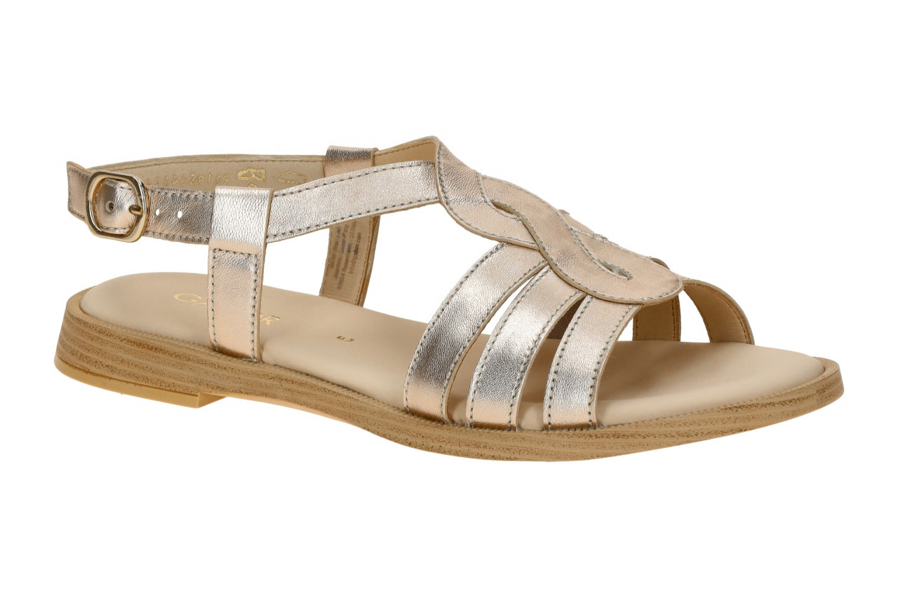 Gabor 85.500 - Damen Sandalette grau puder gl?nzend BEST FITTING 1 Gabor 85.500 - Damen Sandalette grau puder gl?nzend BEST FITTING