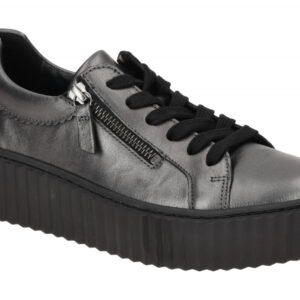 Gabor 53.200.69 Grau Antiksilber Sneaker mit herausnehmbarer Innensohle