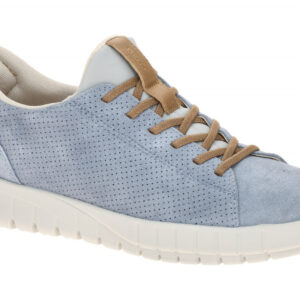 Geox D657SC 022BC C0334 FLEXTRIDE PLUS - donna Slipper Blau/Beige FASTin System