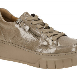 Gabor 73.220.94 Damen Schn?r-Halbschuhe Plateau Sneaker Braun-Taupe bequem mi...