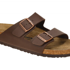 Birkenstock Herren Pantolette Arizona 51701 BS - Dunkelbraun bequeme Syntheti...