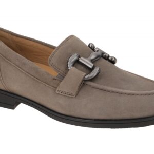 Gabor 32.422.20 FLORENZ Damenschuhe grau Slipper Velour Gummisohle