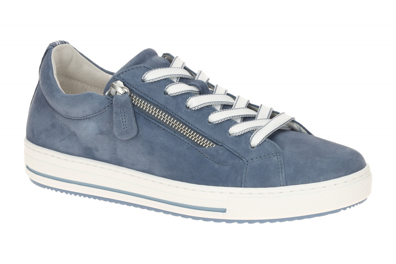 Gabor 86.518.46 Sneaker Halbschuhe Blau heaven Echtleder Textil Komfort Fu?bett 1 Gabor 86.518.46 Sneaker Halbschuhe Blau heaven Echtleder Textil Komfort Fu?bett