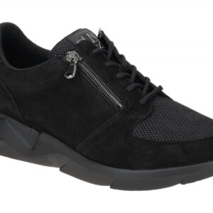 Waldl?ufer 668K03 K-FUNKY Damenschuhe in Schwarz - bequeme Schn?r-Halbschuhe
