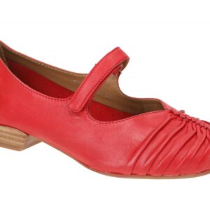 Everybody 30508H2296 GL522 Riemchen Pumps rot - rosso Echtleder Blockabsatz
