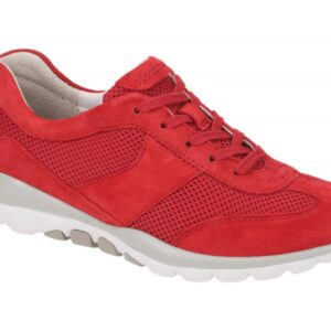 Gabor 66.966.68 ROLLINGSOFT Damenschuhe - Flame Rot bequeme Sneakers