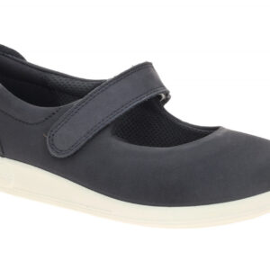 Ecco 20750302038 Soft 2.0 Mary Jane Damenschuhe Ballerina Blau Marine Leicht ...