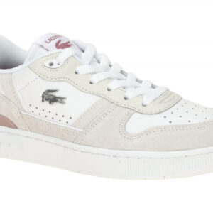 Lacoste 51SFA0114_1S6 Women Sneaker wei?/dk purple Leather Icon-Textil Fu?bett