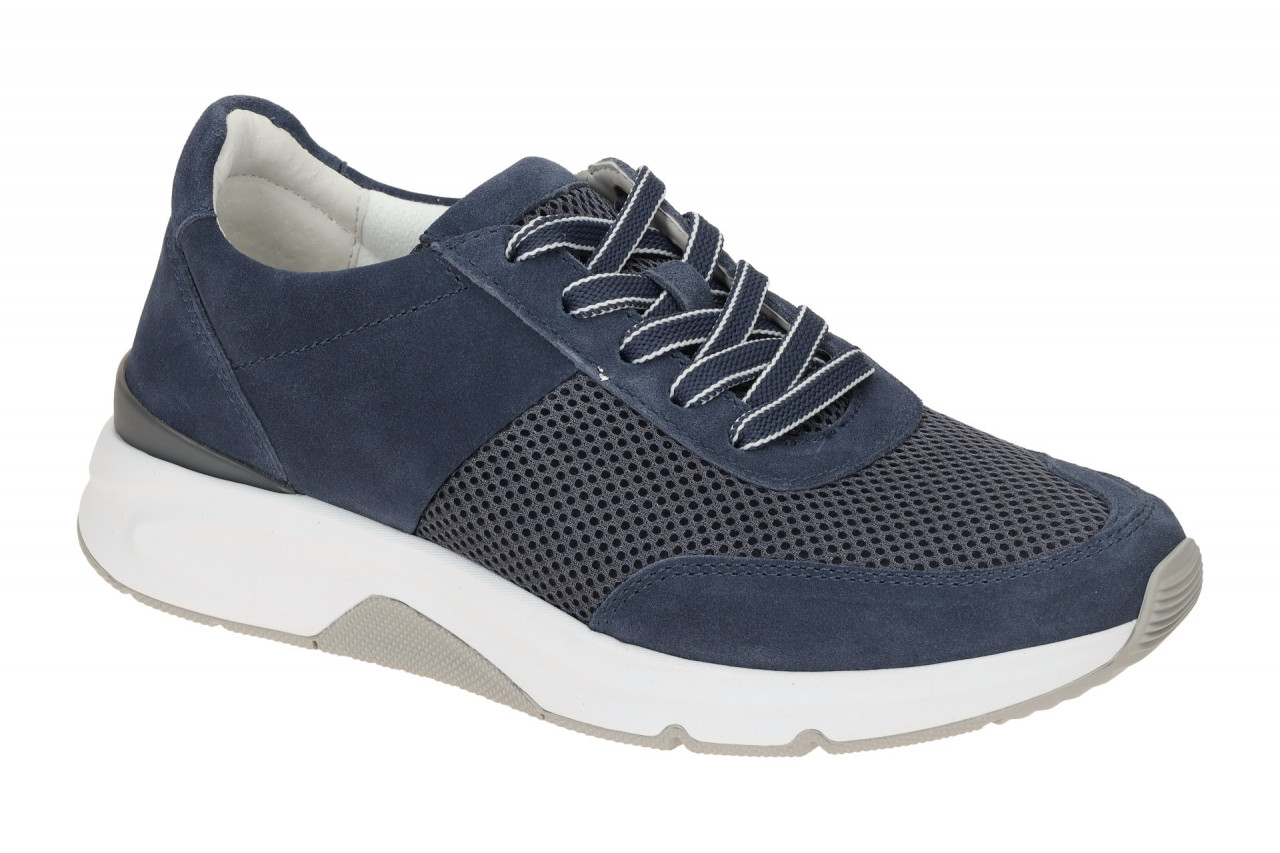 Gabor 86.897.16 ROLLINGSOFT Damenschuhe Blau Jeans Sneakers Wechselfu?bett 1 Gabor 86.897.16 ROLLINGSOFT Damenschuhe Blau Jeans Sneakers Wechselfu?bett