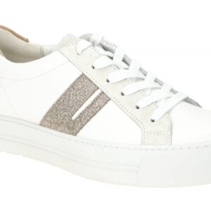 Paul Green Plateau Sneaker 5330-06 wei?/sand Glitzer XL Extra-Light