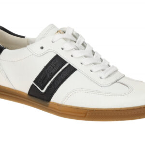 Paul Green Damen Halbschuhe Sneaker 5450-08 Wei? Schwarz Glattleder Super Soft