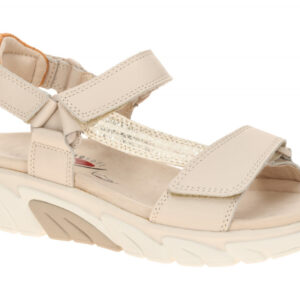 Gabor 86.833.54 ROLLINGSOFT Damen Sandale Beige Orange Keilabsatz