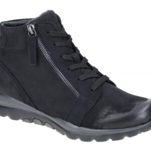 Gabor 76.868.46 Damen Stiefeletten Ocean Blue Bequeme Mid-Sneaker