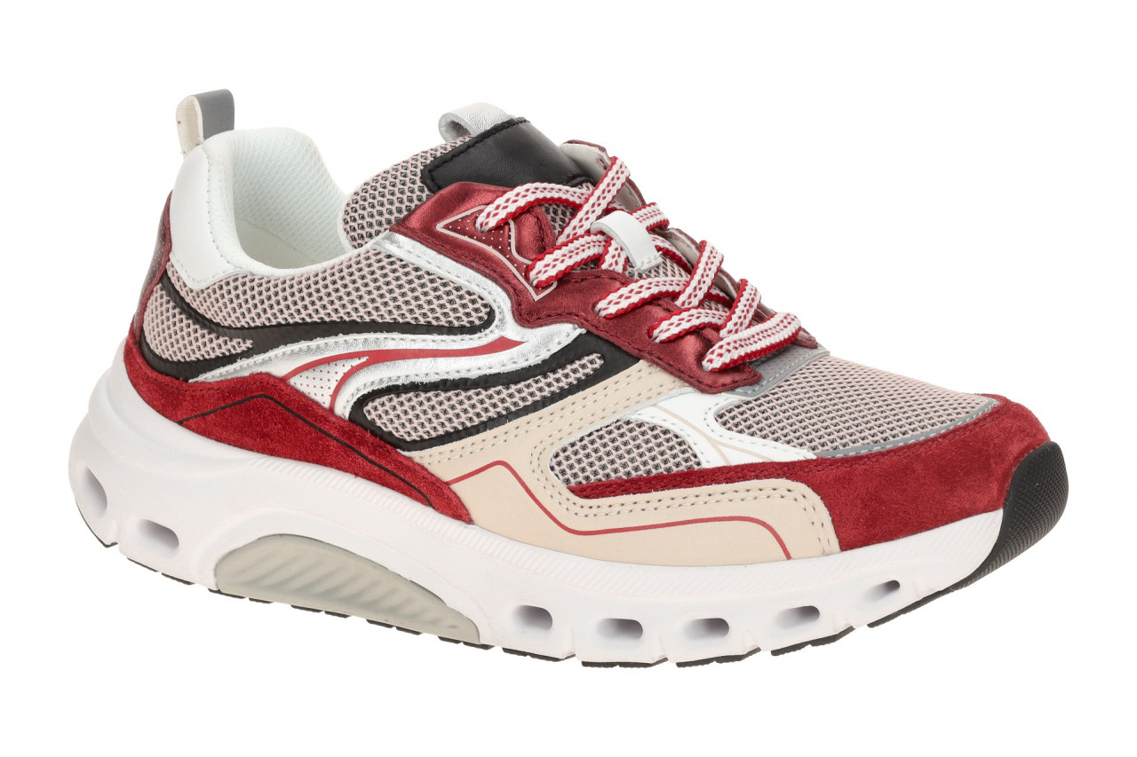 Gabor 86.986.38 ROLLINGSOFT Damenschuhe in rot/rose/rubin/creme - sportliche ... 1 Gabor 86.986.38 ROLLINGSOFT Damenschuhe in rot/rose/rubin/creme - sportliche ...