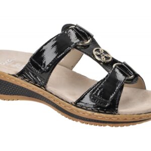 ara 12-29003 01 Hawaii 2.0 Damen Pantolette Schwarz - bequeme Steg-Keil-Panto...