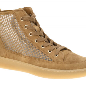 Gabor 83.141 - BEST FITTING Braun Sattel Damen Mid Cut Sneaker