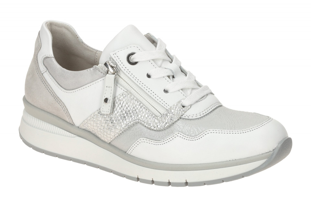Gabor 66.306.61 Damen Halbschuhe Sneaker Grau Bianco Stretch Keilabsatz 1 Gabor 66.306.61 Damen Halbschuhe Sneaker Grau Bianco Stretch Keilabsatz