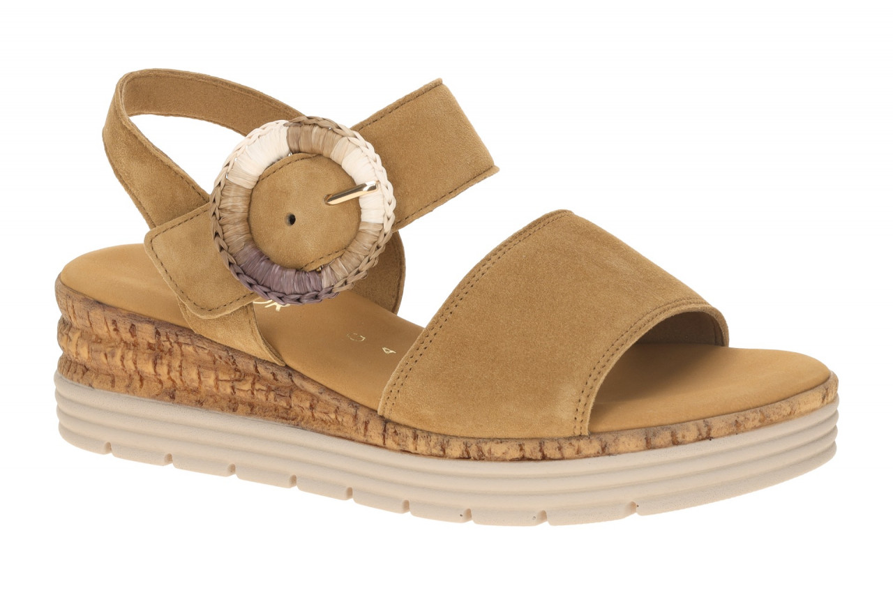 Gabor 82.706 Damen Sandalette Riemchen Sandalen Braun Sattel Keilabsatz 1 Gabor 82.706 Damen Sandalette Riemchen Sandalen Braun Sattel Keilabsatz