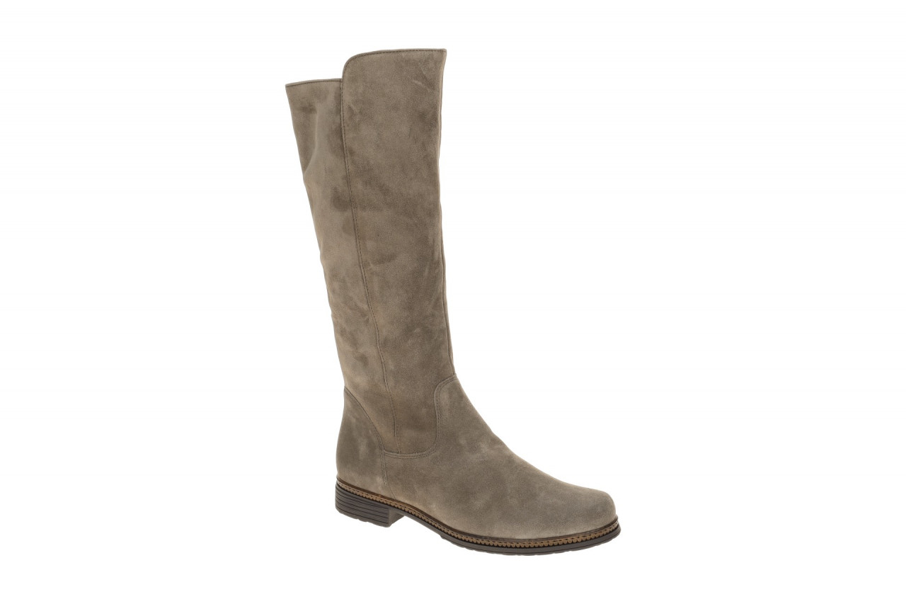 Gabor 74.679 Damen Langschaftstiefel grau mohair mit Blockabsatz 1 Gabor 74.679 Damen Langschaftstiefel grau mohair mit Blockabsatz