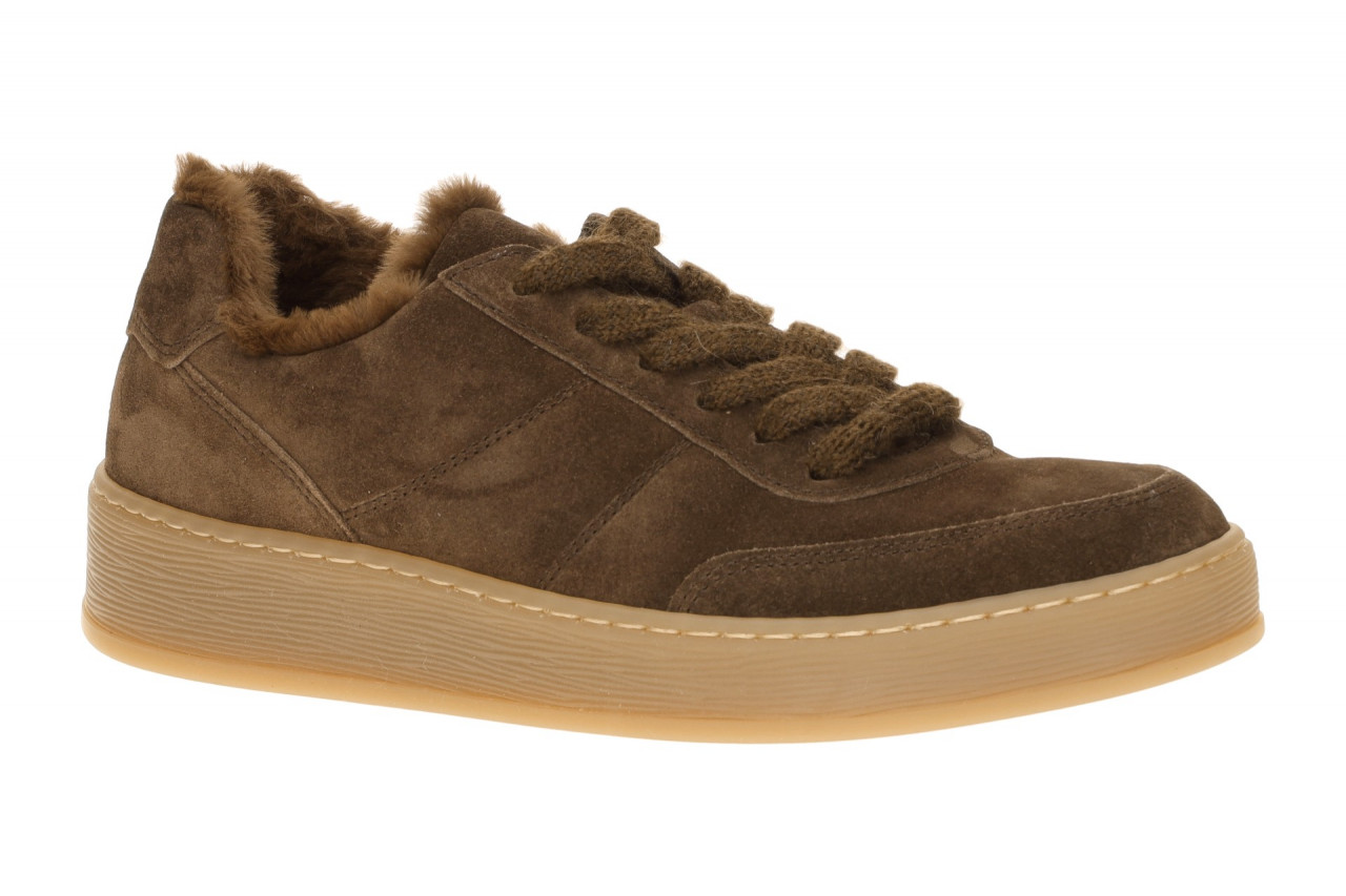 Gabor 6018.02.005 Damen Sneaker Braun cacao Plateau flach Gummisohle 1 Gabor 6018.02.005 Damen Sneaker Braun cacao Plateau flach Gummisohle