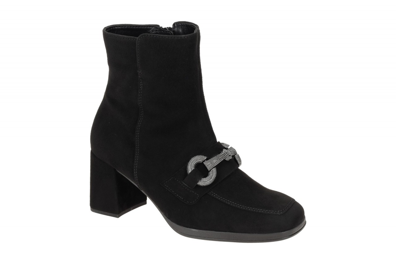 Gabor 35.693 Damen Stiefeletten Schwarz Elegant Blockabsatz 1 Gabor 35.693 Damen Stiefeletten Schwarz Elegant Blockabsatz